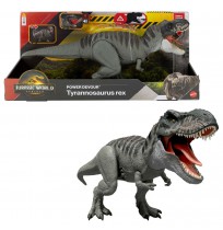 Jurassic World Rebirth Power Devour Tyrannosaurus Rex Dinosaur Figure, Constant Chomp Lights & Sound