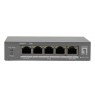 LevelOne PoE+Switch 3xGE PoE/1xHi-PoE 60W unmanaged Plastik