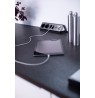 Brennenstuhl 1153590410 power extension 2 m 4 AC outlet(s) Indoor Black, Silver