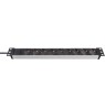 Brennenstuhl 1390007009 power extension 2 m 9 AC outlet(s) Aluminium, Black