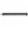 Brennenstuhl 1390007009 power extension 2 m 9 AC outlet(s) Aluminium, Black