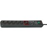 Brennenstuhl 1159490966 power extension 3 m 6 AC outlet(s) Indoor Anthracite