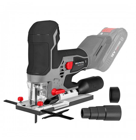 Brushless jigsaw Energy+ 18V, Li-Ion, be akumuliatoriaus
