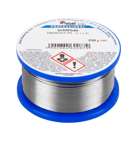 TIN SPOOL 2.5mm 250g Sn60Pb40