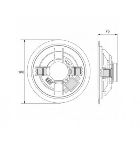 Ceiling speaker Avtek CS 606