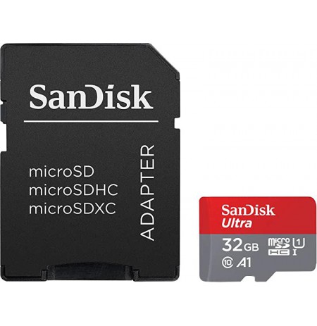 SanDisk Ultra microSDHC 32GB 120MB/s.Adapt.SDSQUA4-032G-GN6IA