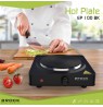 Brock EP 100 BK Single Ring Electric Hob 1500W, Black