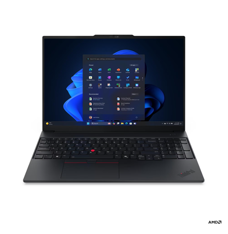 Lenovo ThinkPad E16 G4 AMD | Black | 16 " | IPS | WUXGA | 1920 x 1200 pixels | Anti-glare | AMD Ryzen AI 7 | 345 | 16 GB | SODIM