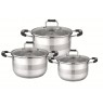 6PCS STAINLESS STEEL COOKWARE SET