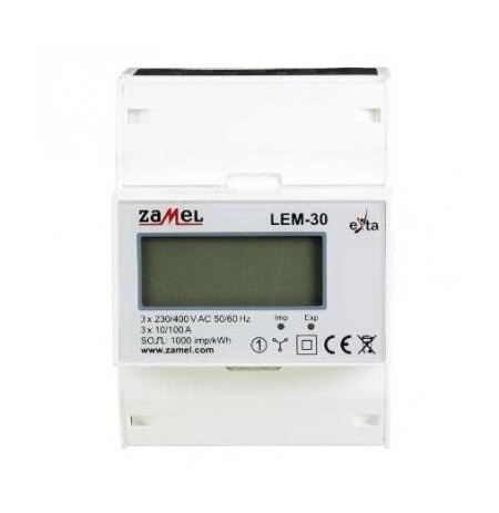 3-PHASE ENERGY METER LEM-50 100A