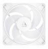 ARCTIC Freezer P12 Pro Reverse A-RGB (White) - 3 Pack - 120 mm A-RGB PWM Fan with Cable Splitter