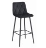 BAR CHAIR BLACK 104X43.5X32.5