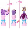 Barbie Petal Pop Scented Fashion Doll with Purple Dress, Reveal Accessories like Bunny & More
