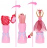Barbie Petal Pop Scented Fashion Doll with Rose Dress, Reveal Accessories like Bunny & More