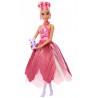Barbie Petal Pop Scented Fashion Doll with Rose Dress, Reveal Accessories like Bunny & More