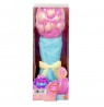 Barbie Petal Pop Scented Fashion Doll with Pink Tulip Dress, Reveal Accessories like Bunny & More