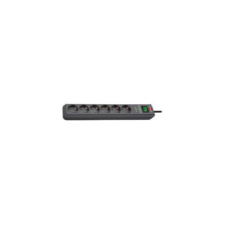Brennenstuhl 1159710515 power extension 5 m 6 AC outlet(s) Indoor Anthracite