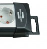 Brennenstuhl 1951580101 Regleta, 230 V, Negro y Gris Claro, 49 cm power extension 5 m 8 AC outlet(s) Indoor Black, Light Green