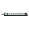 Brennenstuhl 1951580101 Regleta, 230 V, Negro y Gris Claro, 49 cm power extension 5 m 8 AC outlet(s) Indoor Black, Light Green