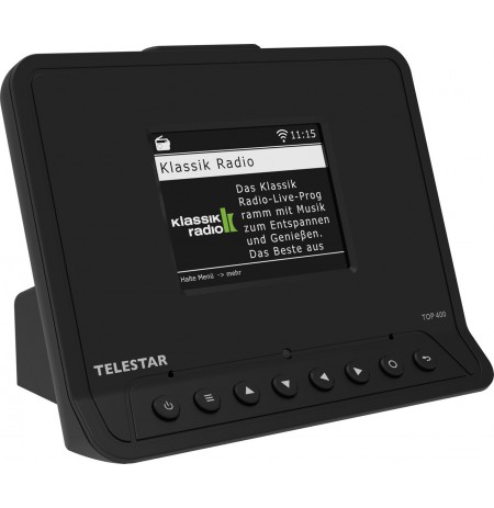Radio TELESTAR TOP 400 black adapter HiFi