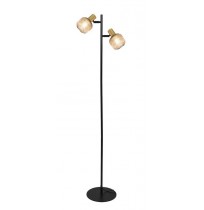 FLOOR LIGHT SHADOW 2XE14 BLACK/GOLD