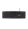 Keyboard GEMBIRD KB-U-103-RU (USB 2.0, (US), black color