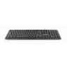 Keyboard GEMBIRD KB-U-103-RU (USB 2.0, (US), black color