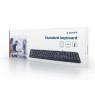 Keyboard GEMBIRD KB-U-103-RU (USB 2.0, (US), black color