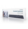 Keyboard GEMBIRD KB-U-103-RU (USB 2.0, (US), black color