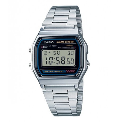 Casio A158WA-1DF watch Wrist watch Stainless steel