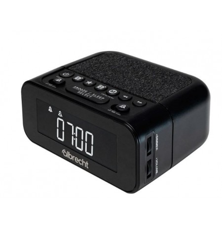 Albrecht DR 451 DAB+/UKW Radiowecker, schwarz