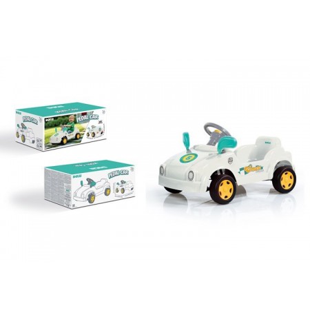 DOLU pedal car white in box 2684