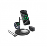 Anker MagGo Wireless Charging Station (15W, 3-in-1 Stand) with cable and charger bundle | B25M3312