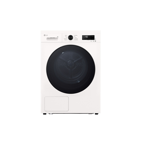 LG Dryer Machine | RHX1009NWB | Energy efficiency class C | Front loading | 9 kg | LED | Heat pump | Depth 66 cm | Wi-Fi | White