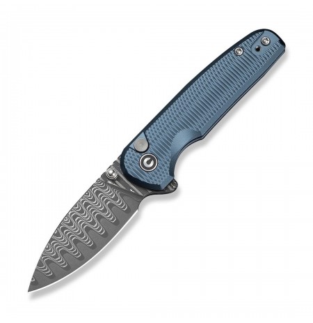 Knife CIVIVI Mini Shakan Damascus Blue