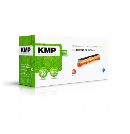 KMP Toner Brother TN-247C cyan 2.300 S. B-T110X remanufactured