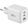 Goobay 65 W USB-C PD GaN Multiport Fast Charger Nano, White | Goobay | 65 W USB-C PD GaN Multiport Fast Charger Nano