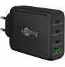Goobay 100 W USB-C PD GaN Multiport Fast Charger, Black