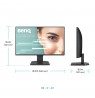 BenQ GW2490C computer monitor 60.5 cm (23.8") 1920 x 1080 pixels Full HD Black