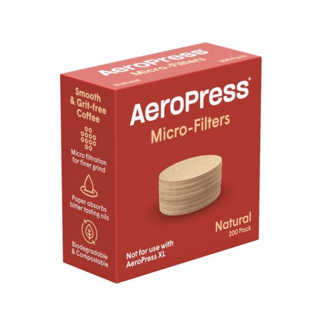 Coffee filters AeroPress paper natural 200pcs
