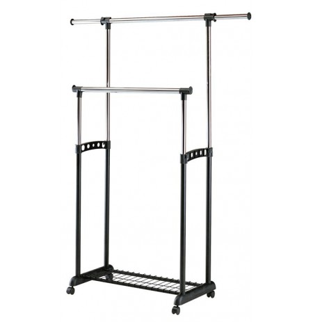 CLOTHES HANGER WU11 BLACK 90X142-170