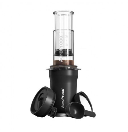 Coffee maker Go Plus with thermal mug black AeroPress