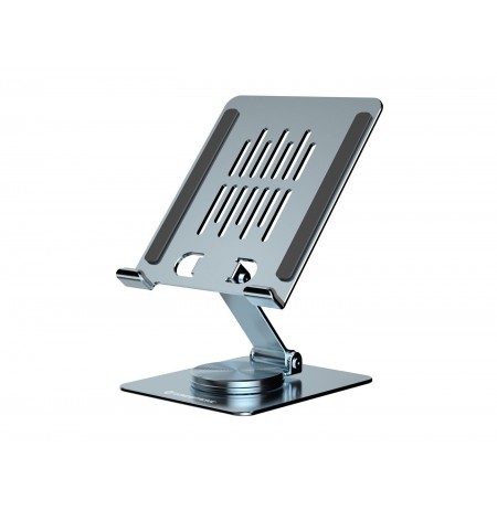 CONCEPTRONIC Tablet holder 360°/rotatable/height-adjustable grey