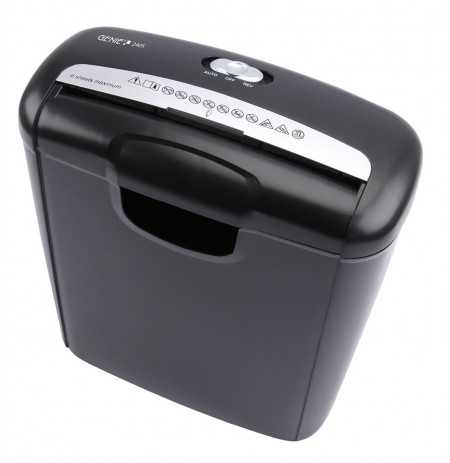 GENIE Paper shredder 240 S Stripe Cut black/silver