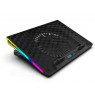 INCA Notebook Cooler 1x 185x20mm Fan/RGB/800RPM/2xUSB black retail