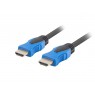 Cable Lanberg CA-HDMI-20CU-0018-BK (HDMI M - HDMI M, 1,8m, black color)