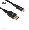 Club3D Cable   USB Typ C   DP 2.1        2m 8K120Hz St/St