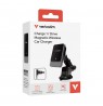 Wireless magnetic car charger Charge 'n' Drive Verbatim 15W/7,5W Qi RGB
