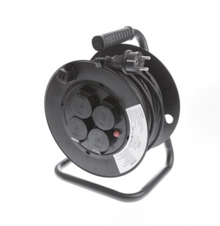EXTENSION CORD XP03-D 3X1 25M 4P REEL
