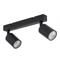 LAMP SPOT LIGHT TOP GU10 2X10W BK